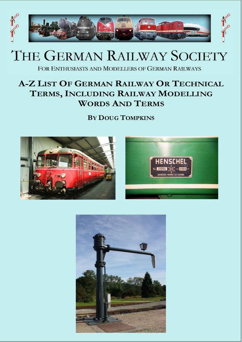 Cover image: A-Z list of German railway or technical terms